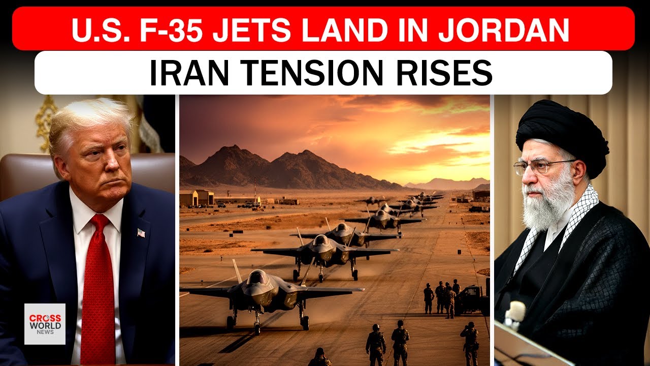 Напряженная ситуация в Иране: 15 американских истребителей F-35 приземлились в Иордании.