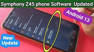 Symphony Z45 software update // New update install
