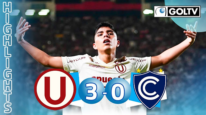 Universitario 3 - 0 Cienciano | GOLES | Liga 1 Perú