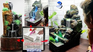 3 Awesome Wonderful Indoor Tabletop Big Waterfall Fountains | I Make 3 Biggest Indoor Waterfalls