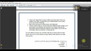 Data Dictionary, how to build Data Dictionary Structure Using Access. part 1