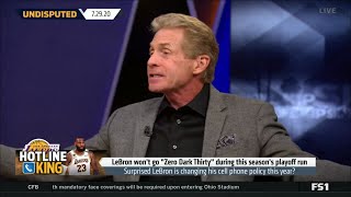 UNDISPUTED - Skip reacts to LeBron James skips his Zero Dark 30-23 mode during the NBA playoffs