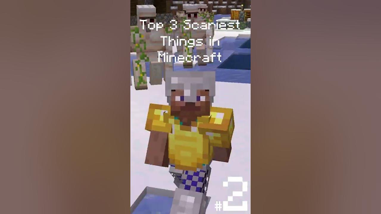 TOP 3 Scariest Things in Minecraft YouTube
