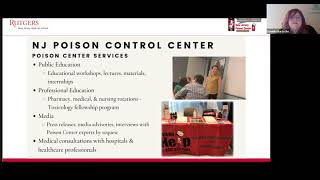 NJ Poison Control Center & COVID  Webinar 3 25 21
