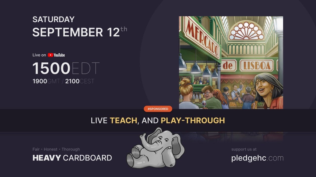 Mercado de Lisboa - 4p Teaching & Play-through by Heavy Cardboard