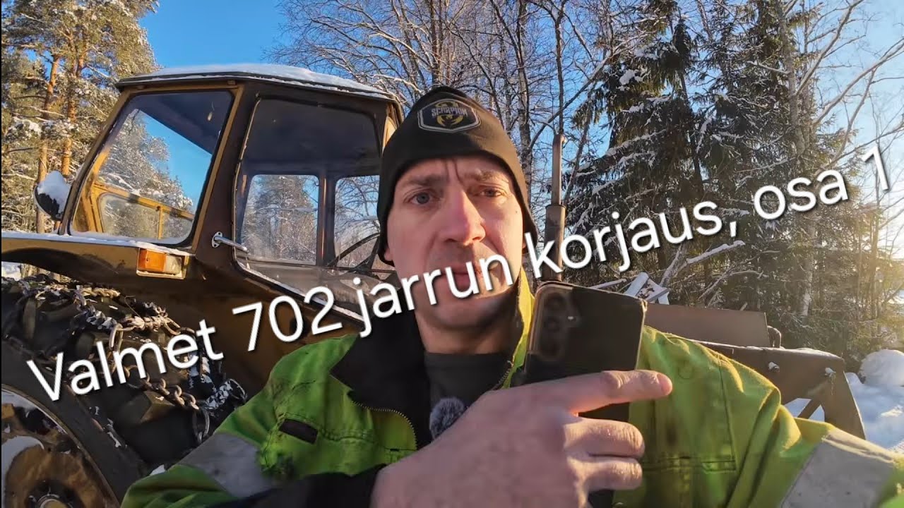 Valmet 702 jarrun korjaus, osa 1