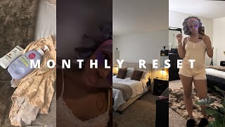 MONTHLY RESET | deep cleaning my entire apartment , night routine, family time , motivation|AMillian