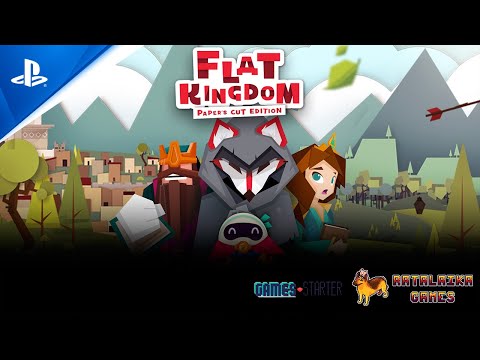 Flat Kingdom Paper's Cut Edition - Launch Trailer | PS5, PS4