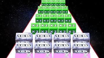 Jelly Run 2048 vs Merge Number Run Master - ASMR Gameplay (Noob vs Pro vs Hacker) Max Level