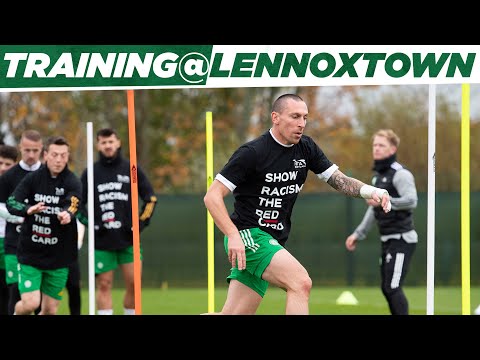 #ShowRacismtheRedCard | Celtic Training: The Champions prepare for Pittodrie!