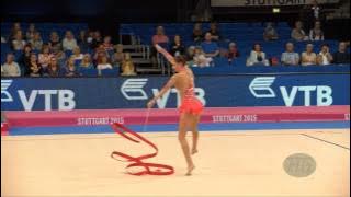Elif Zeynep CELEP (AZE) 2015 Rhythmic Worlds Stuttgart - Qualifications Ribbon