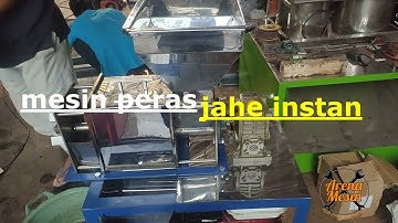 Cara Simpel Ambil Sari Jahe - Mesin Peras Press Jahe medium