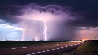 Sixty second stormscape #002 april 4, 2012 waycross, georgia on the
edge of a massive lightning storm, from collision between east and
west coast seabr...