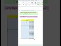 sequence formula to create date series #excel