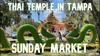 🇹🇠Wat Mongkolratanaram Thai Temple's Sunday Market