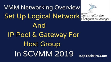 Logische netwerken en IP-pools instellen in SCVMM