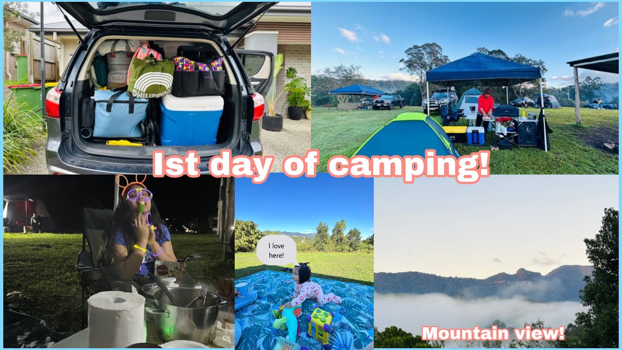 WINTER CAMPING IN AUSTRALIA| PUNONG PUNO ANG CAR NAMIN| 1ST DAY OF CAMPING| ANG GANDA NG VIEW!
