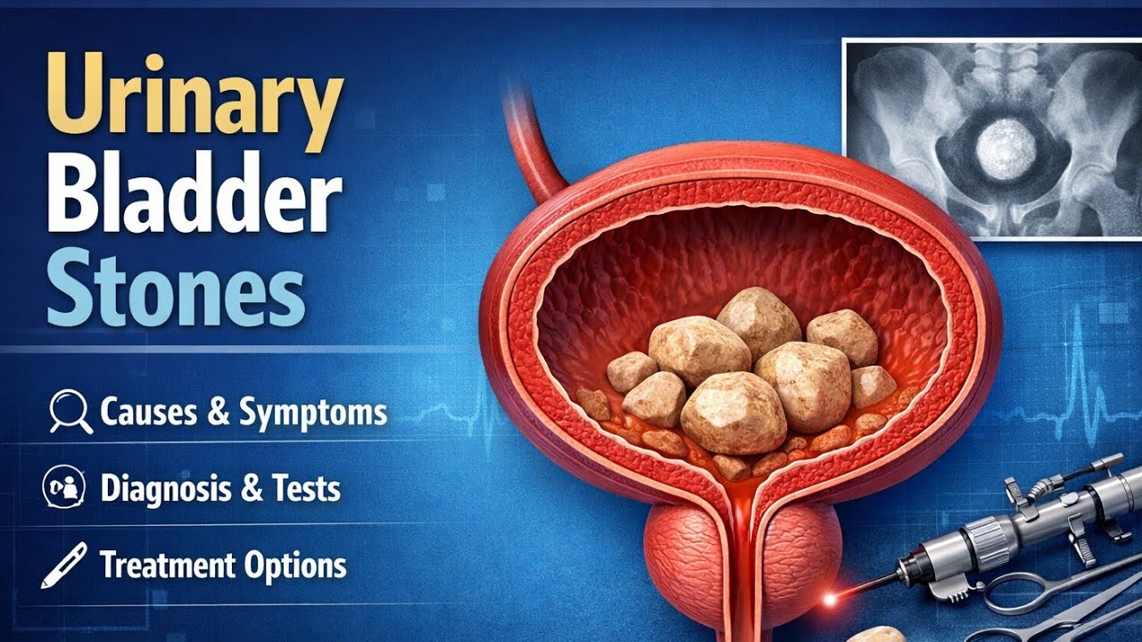 Камни в мочевом пузыре | Лекция по урогенитальной хирургии | Причины, диагностика и лечение