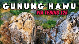 Download lagu GUNUNG HAWU VIA TEBING 125 | Jalur Ekstrem dengan View Spektakuler di Padalarang Bandung Barat