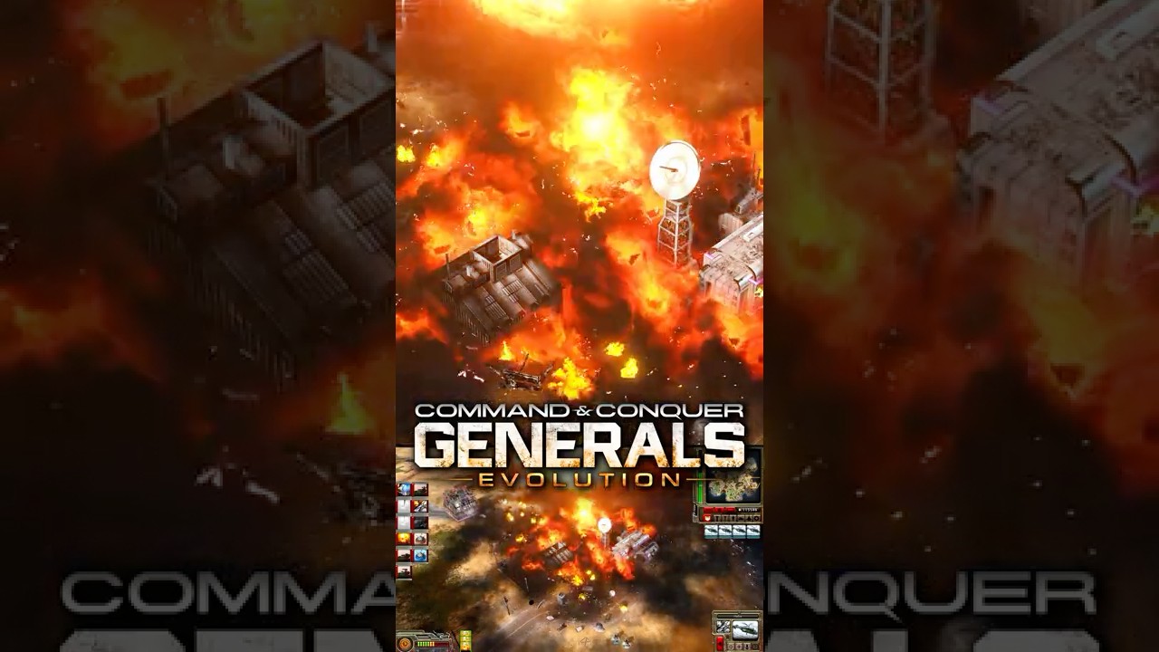 "Очень большой" - Китай против США в военно-морском порту Рейес / C&C Generals: Эволюция в 4K Ult...