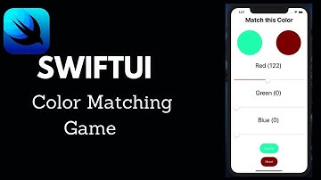SwiftUI Color Matching Game Complete App