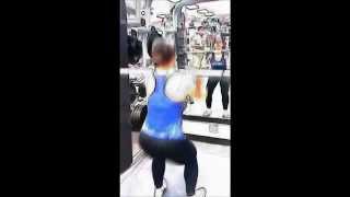 BIG TUEF AND MELISSA LEG DAY 20150430