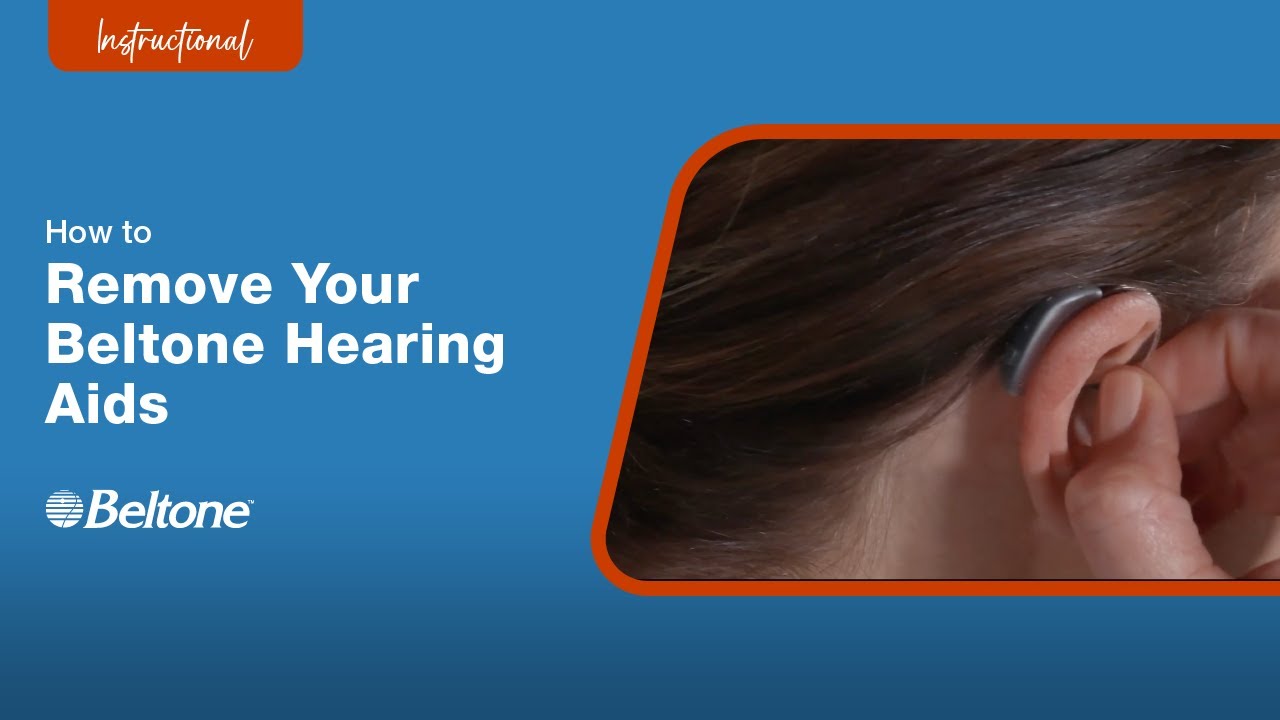 How to Remove Your Beltone Serene Hearing Aid Beltone YouTube