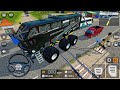 BUSSID | Monster Bus Stops The Train - Bus Simulator Indonesia - Android Gameplay