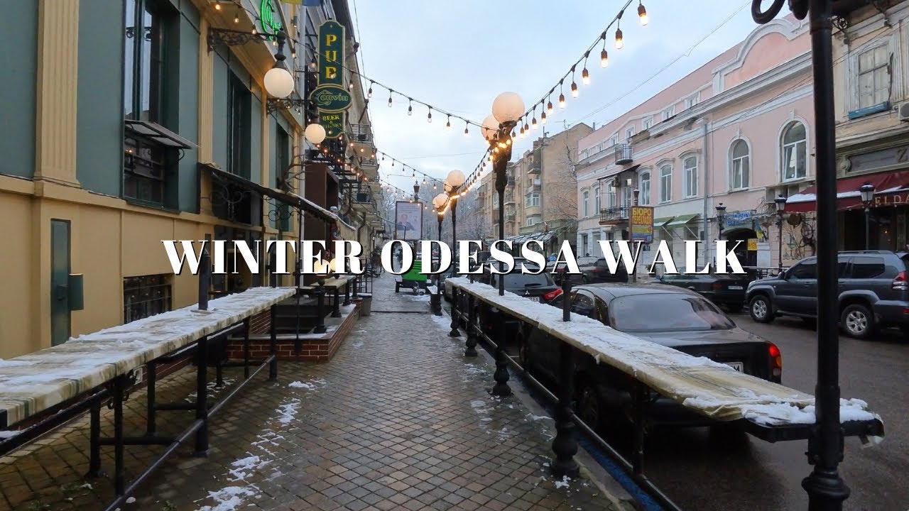 Winter Odessa Walk ❄️ | Cinematic Mood | Insta360 Go 3S