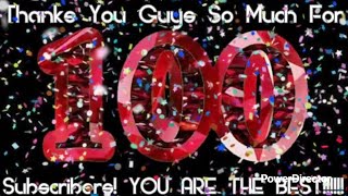 The Ultimate Countdown To 100 Subscribers