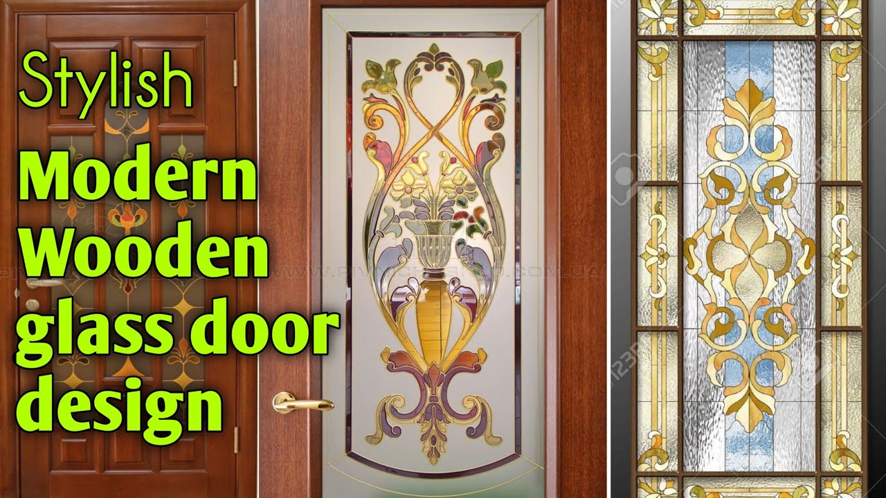 Wooden glass design door ideas for home 2021|| blue stone jewellery