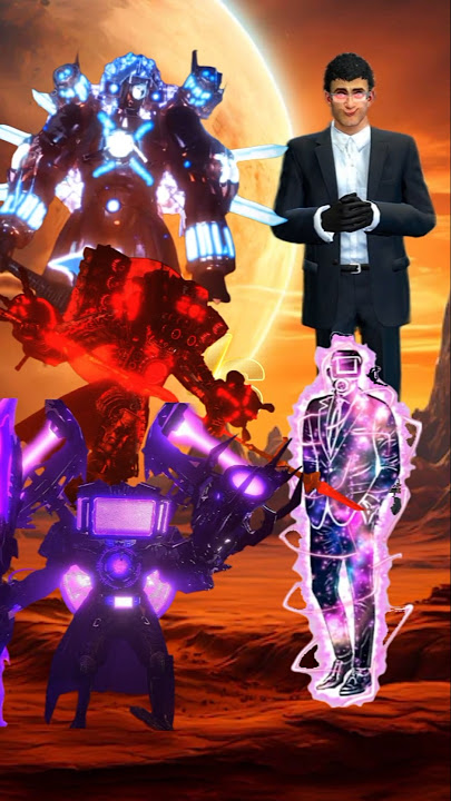 Astro Titan Trio 1000% vs Skibidi Universe Strongest Titans! #skibiditoilet #viral