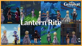 Lantern Rite Special Interaction Part 1 | Genshin Impact