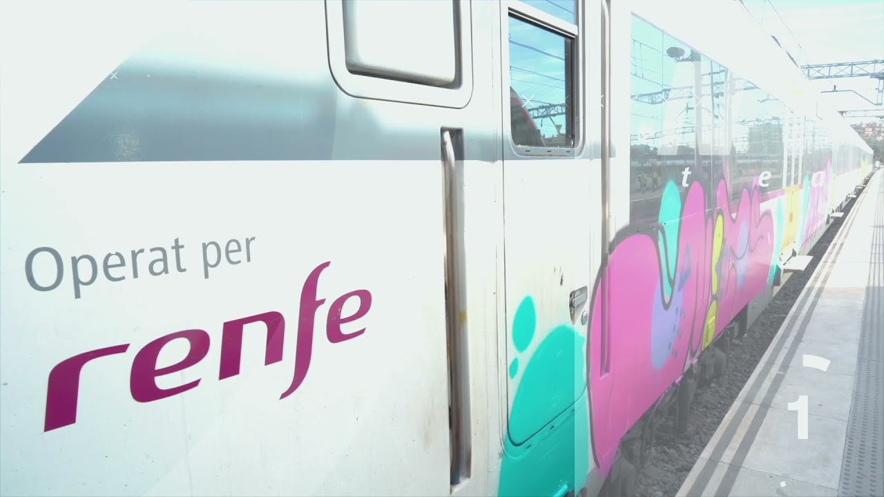 Renfe ha invertido más de 2,4 M€ en eliminar grafitis y reparar la imagen externa de Rodalies