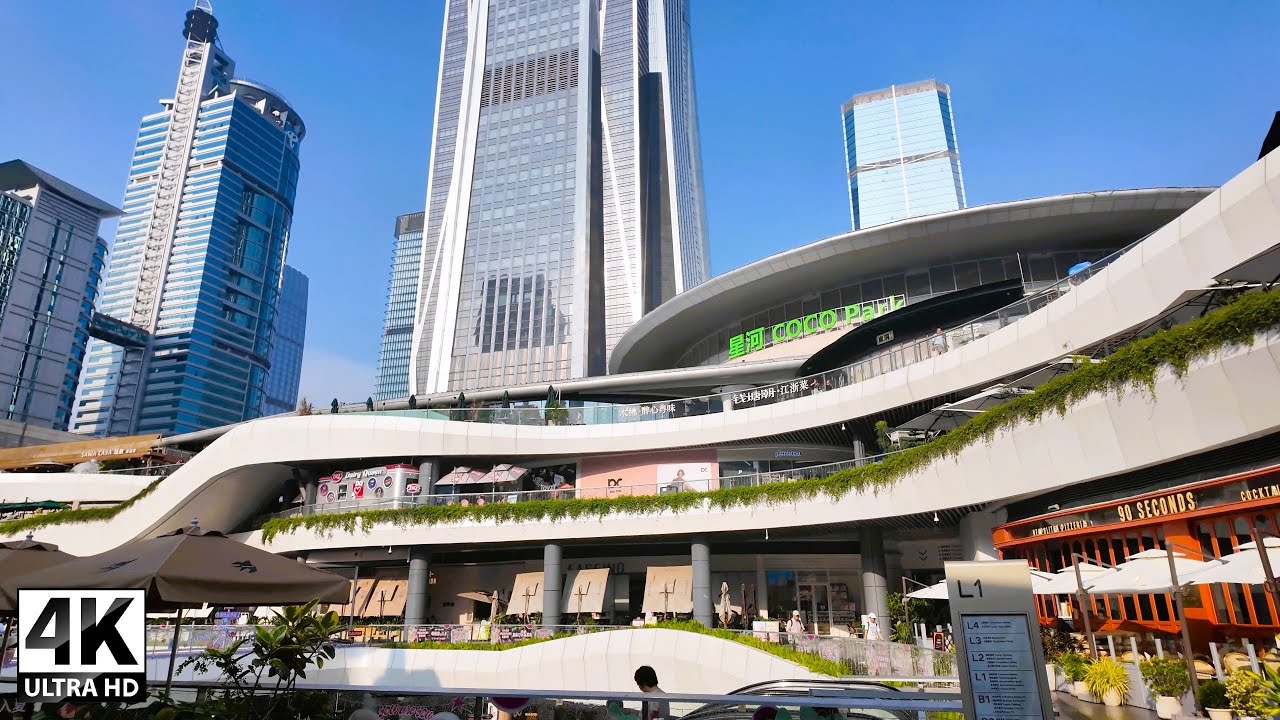 Shenzhen's Hot Spots: Coco Park and Bar Street Walking Tour | Shenzhen, China 4K SDR