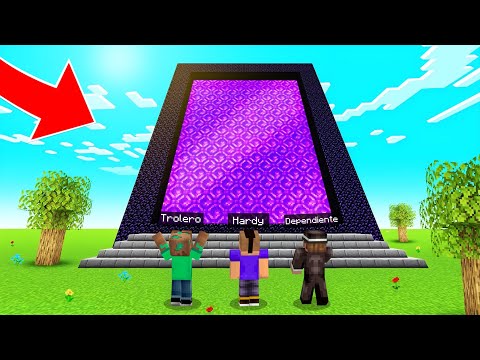 Construimos el PORTAL del Nether MÁS GRANDE de Minecraft!