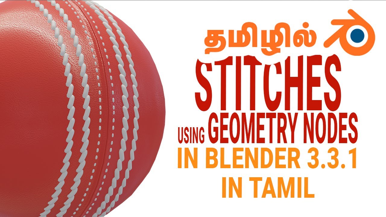 Stitching by Geometry Nodes in Blender Tamil Tutorial | Arun SV