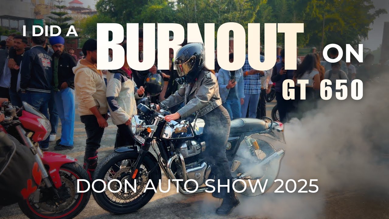 Doon Auto Show Vlog 2025 || I Did A Burnout At DIT University || Super Bikes & Super Cars Stunt Show