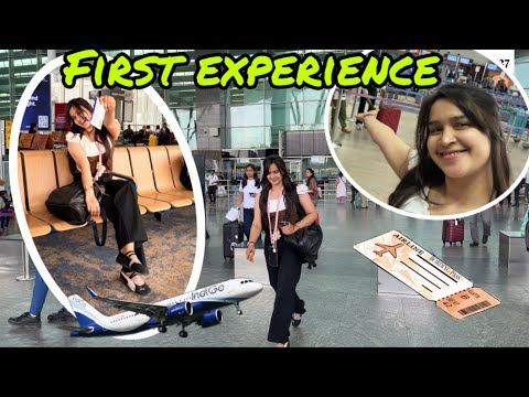 New Vlog : First time flight ✈️ experience 😱 | आज में ￼ ऊपर आसमान नीचे 🤗 ॥ जिसका मुझे था इंतज़ार 🤭