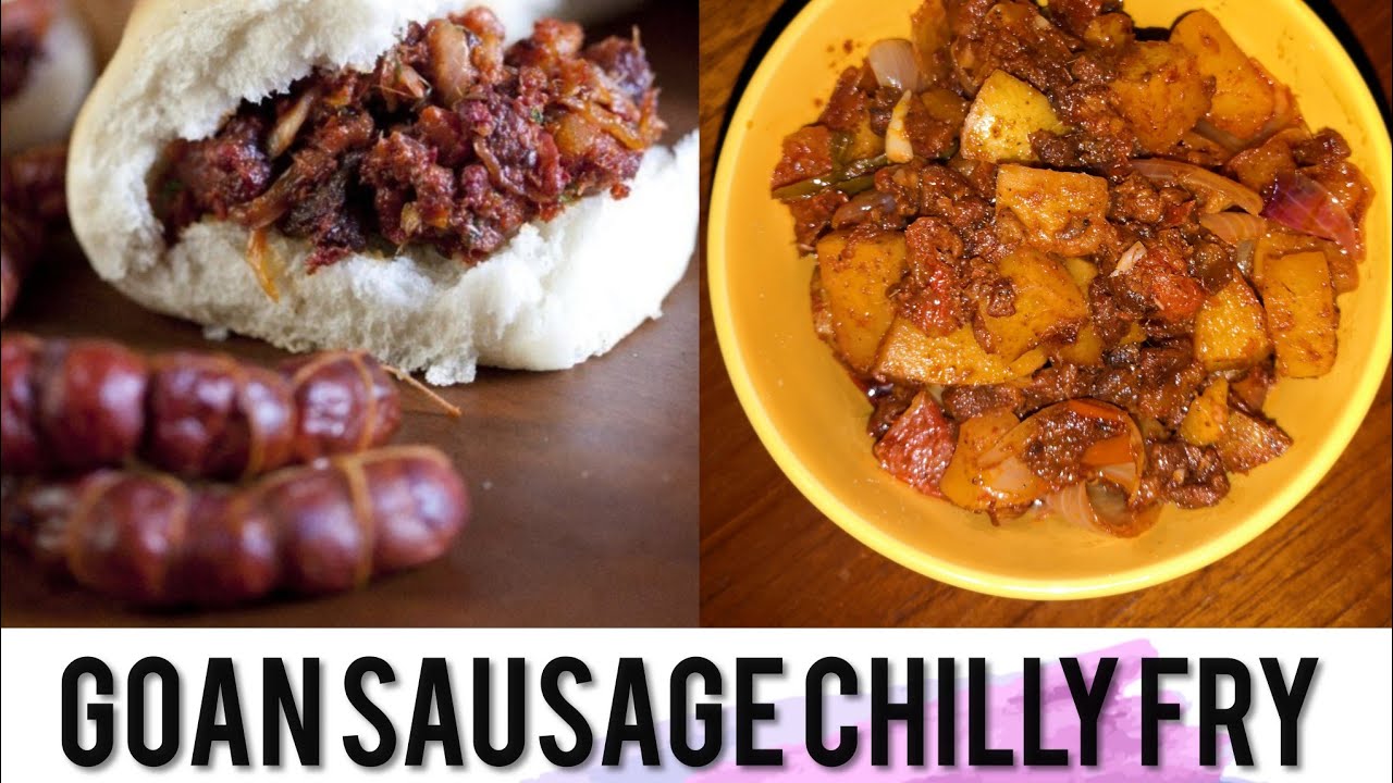 Goan sausage chilli fry YouTube