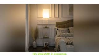 Complete Facts About the product #Homcom Modern Floor Lamp with Shelves E27 Max Socket. 40W 26X26X1