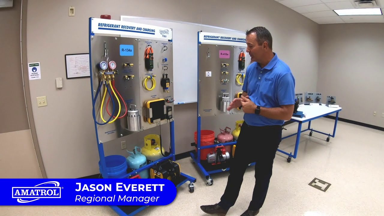 R-410a Refrigerant Recovery & Charging Training System