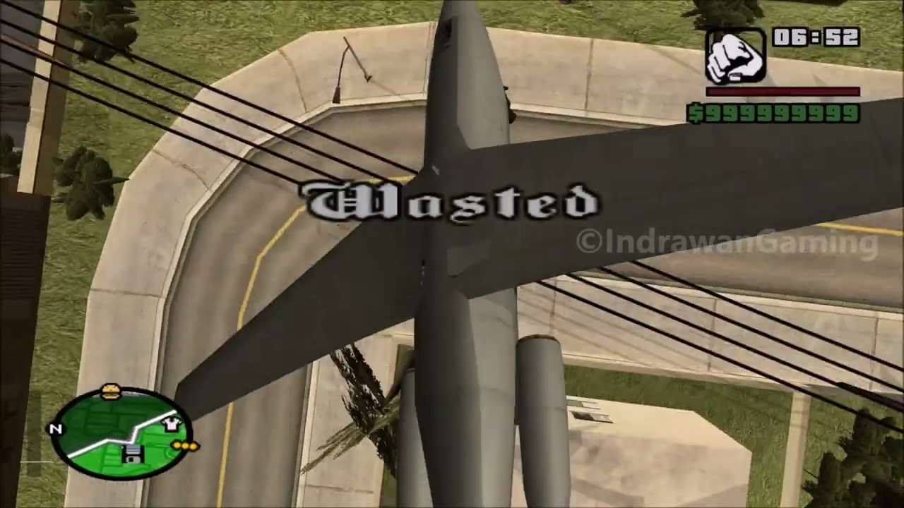 GTA San Andreas - Wasted And BOOM #295 (Plane Crashes)