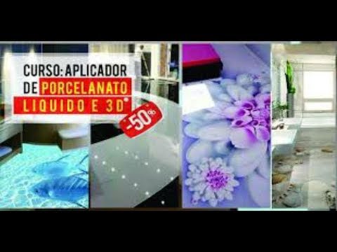 CURSO MESTRE DO PORCELANATO LIQUIDO 3D - CURSO PORCELANATO LIQUIDO E PISO 3D