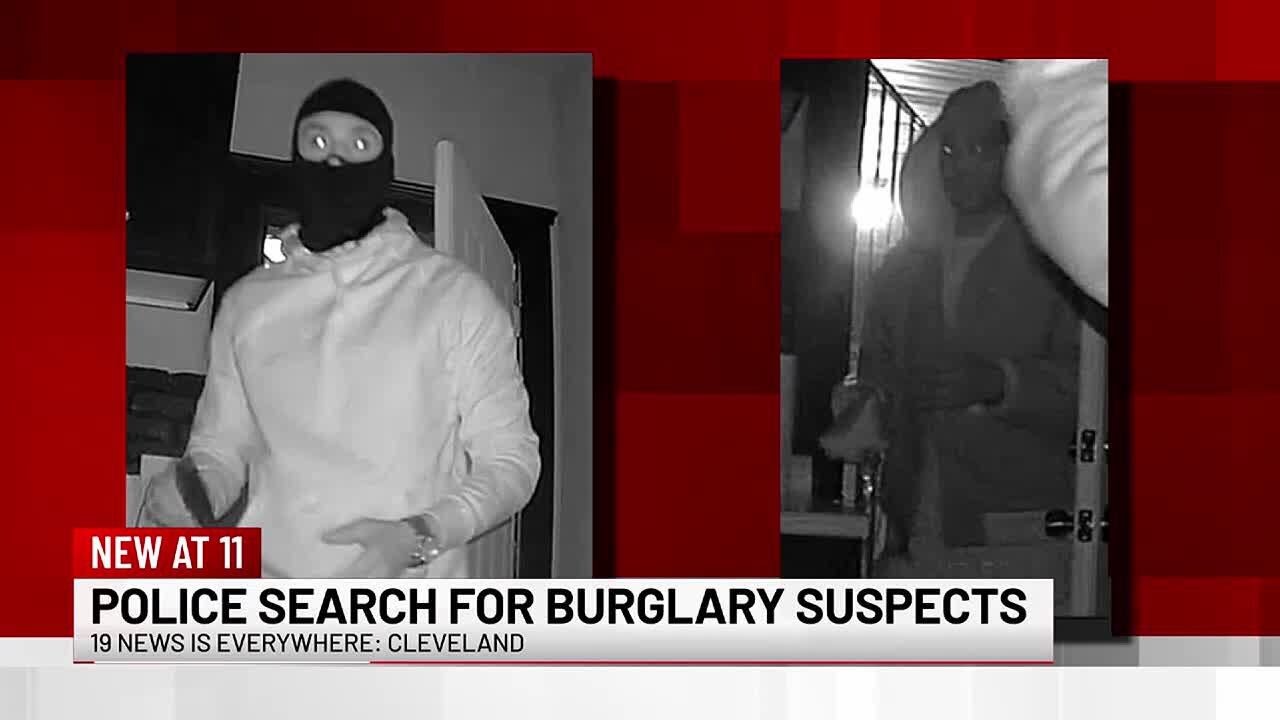 Cleveland burglary suspects caught on camera - YouTube