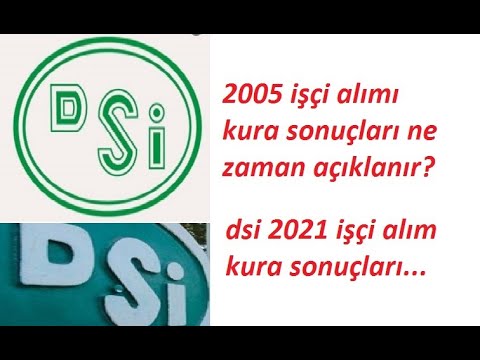 DSİ 2021 İŞÇİ ALIMI KURA SONUÇLARI NE ZAMAN AÇIKLANACAK VE NASIL ÇEKİLECEK.?