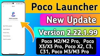 Poco Launcher New Update Version 2.22.1.99 For All Poco Devices | February Month new Update screenshot 5