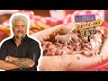 Guy Fieri Tries a &quot;Wit or Witowski&quot; Kielbasa &quot;Cheesesteak&quot; Sandwich | Diners, Drive-Ins and Dives