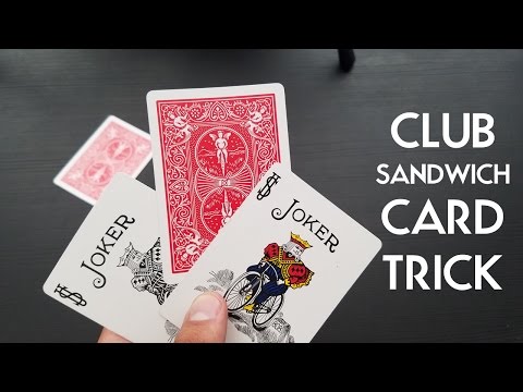 CLUB SANDWICH card trick PigCake Tutorial