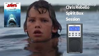 Chris Rebello (Jaws) Celebrity Spirit Box Session Interview Ghost Box EVP